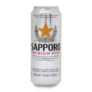 Sapporo in can 0,5